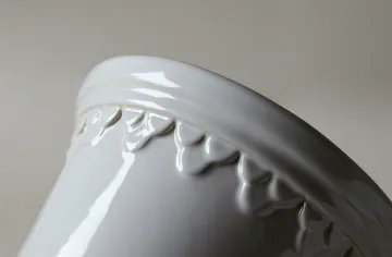 Københavner krukke glaseret - Mineral White, Ø18 cm - Bergs Potter