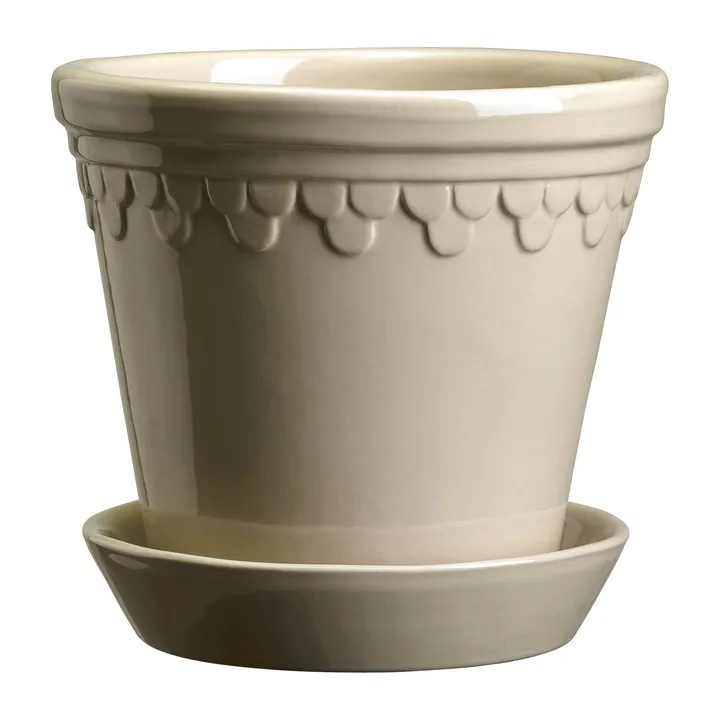 Københavner krukke glaseret - Sand Stone, Ø25 cm - Bergs Potter