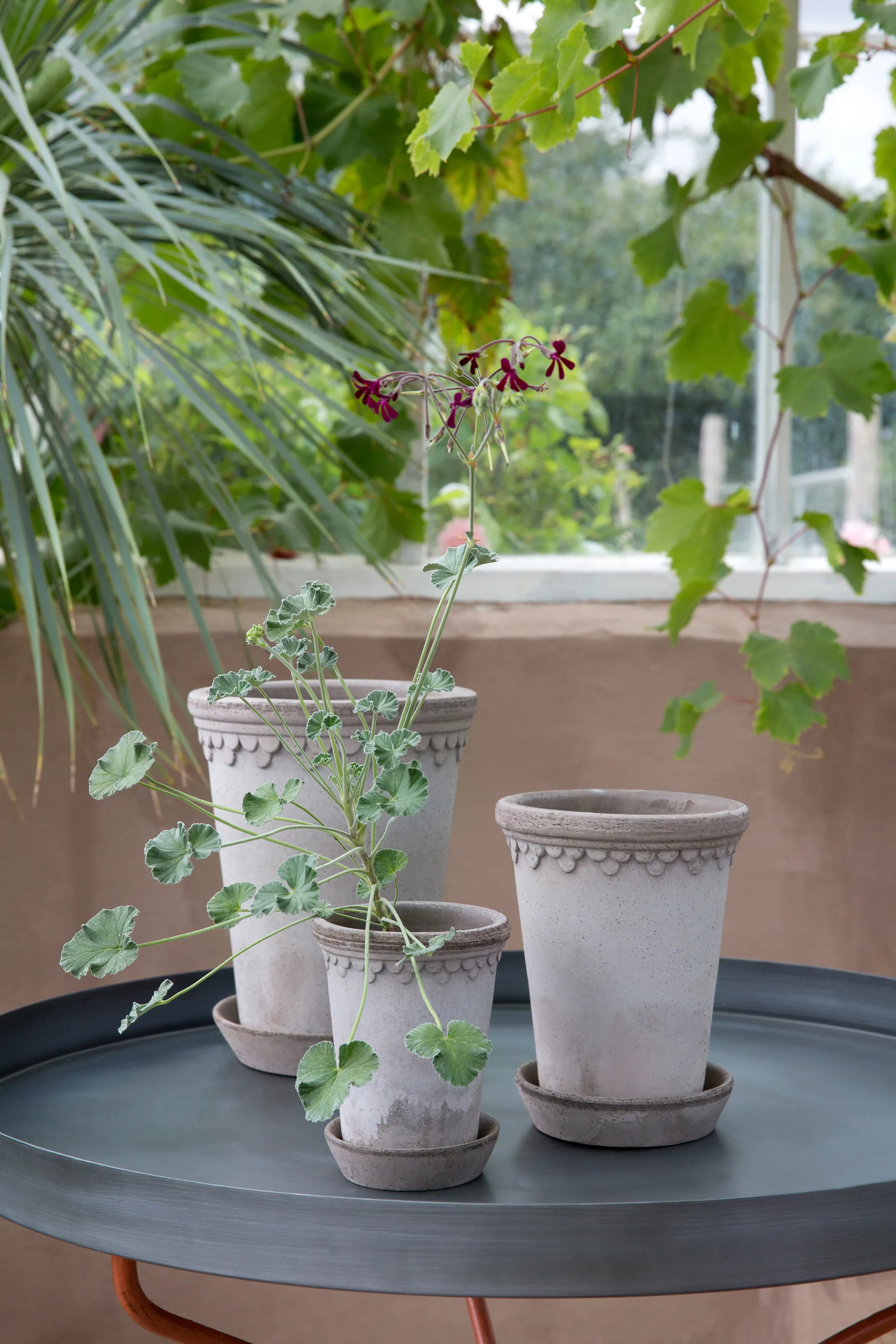 Københavner krukke høj Ø14 cm, Grå Bergs Potter