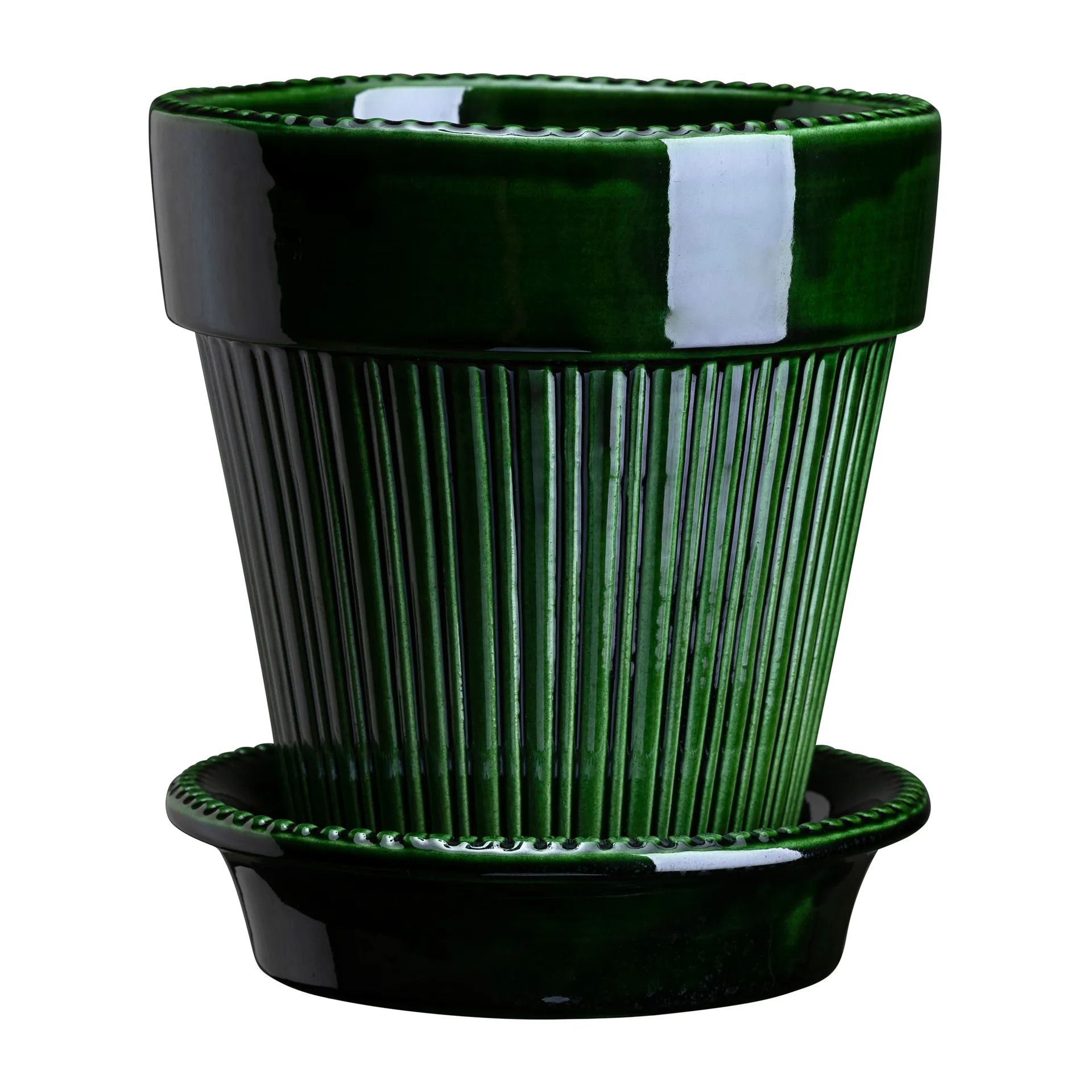 Simona krukke glaseret Ø18 cm, Green Bergs Potter