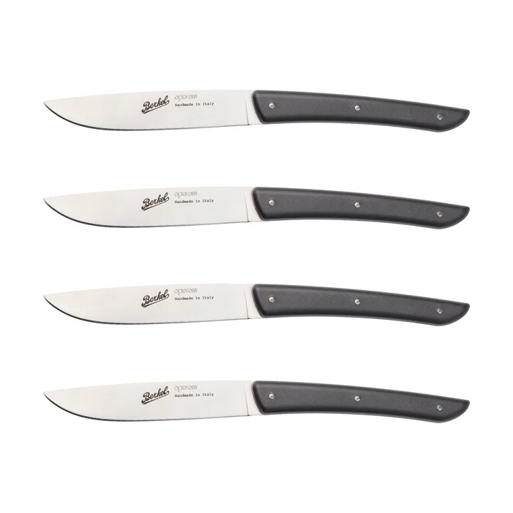 Color kødkniv 4 stk. 11 cm - Black - Berkel