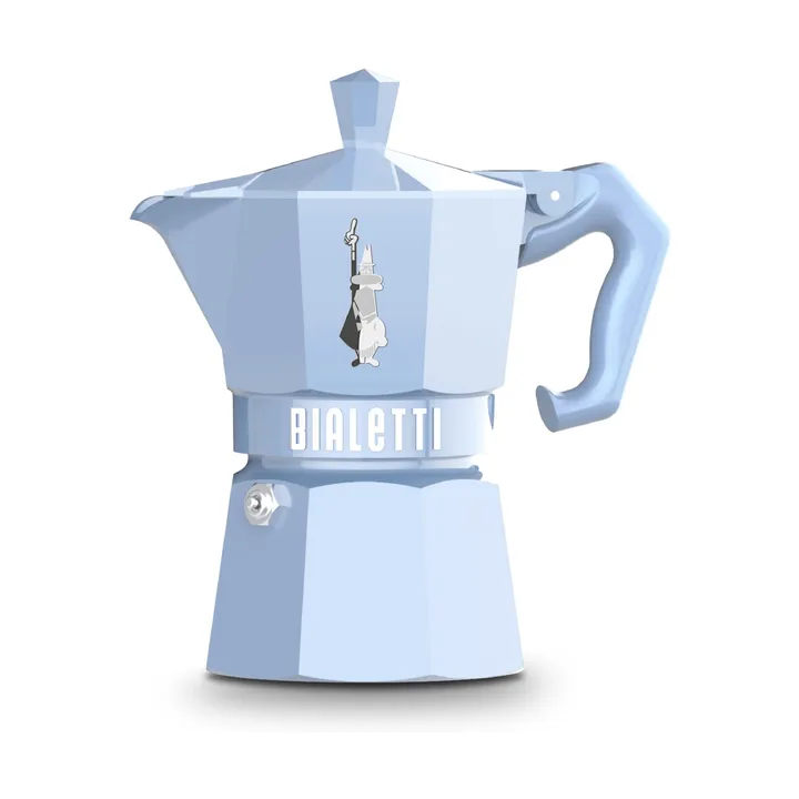 Bialetti eksklusiv mokkakande - Lyseblå, 3 kopper - Bialetti
