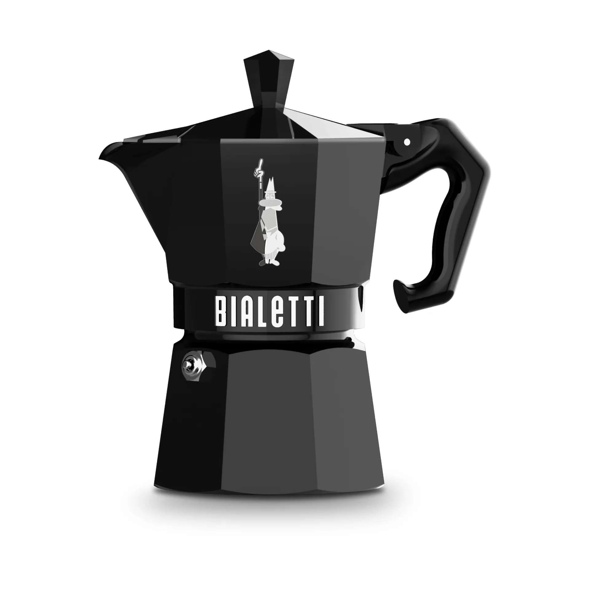 Bialetti eksklusiv mokkakande, Sort, 3 kopper Bialetti