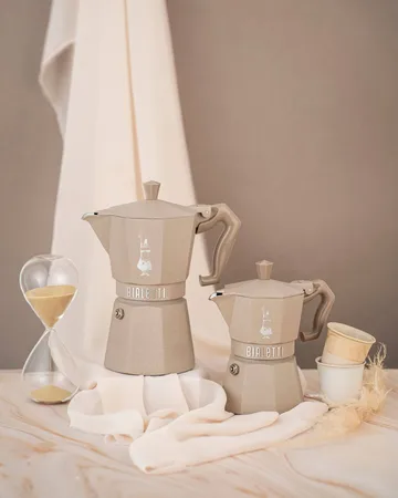 Bialetti Exclusive mokkakande induktion - Beige, 3 kopper - Bialetti