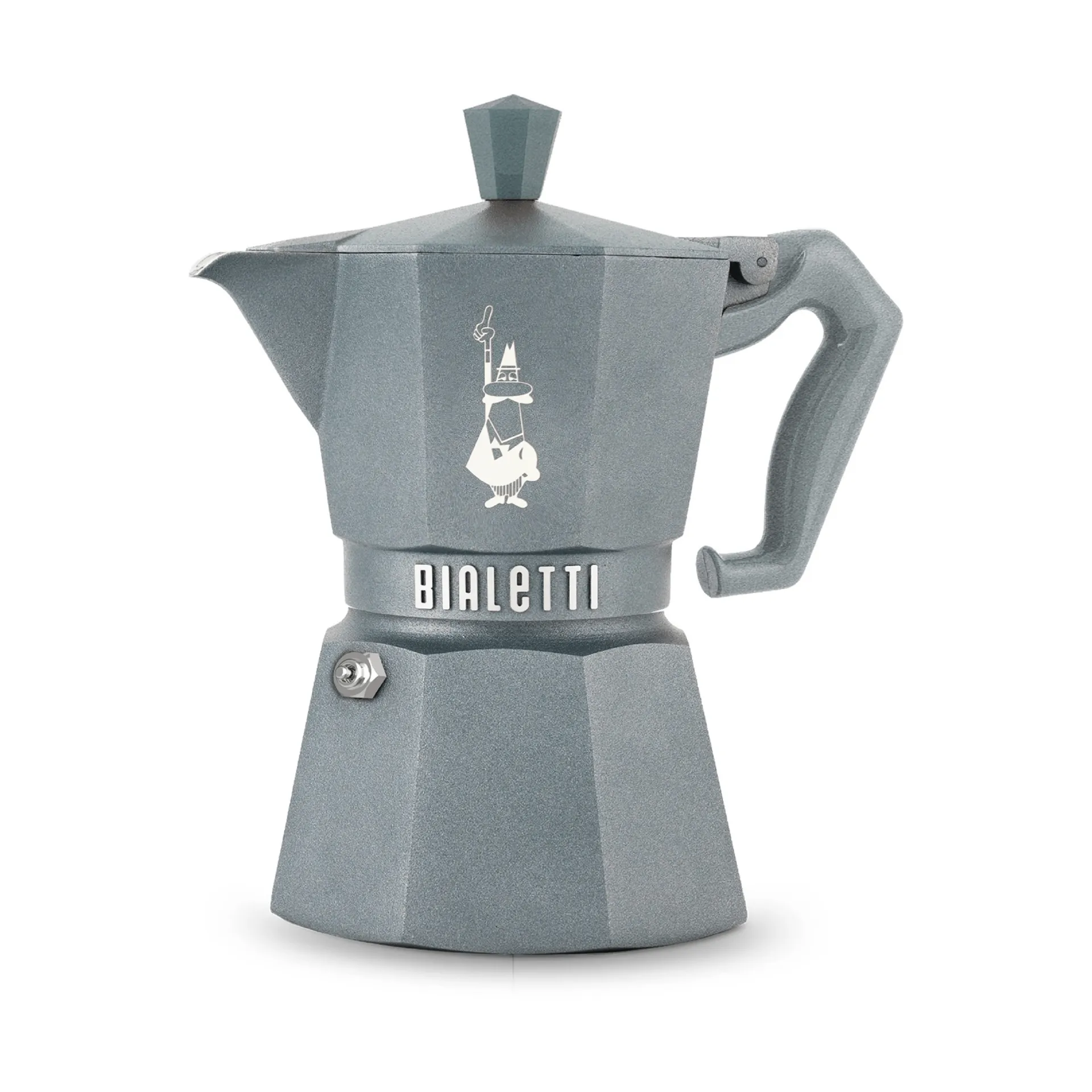 Bialetti Exclusive mokkakande induktion, Grå, 3 kopper Bialetti