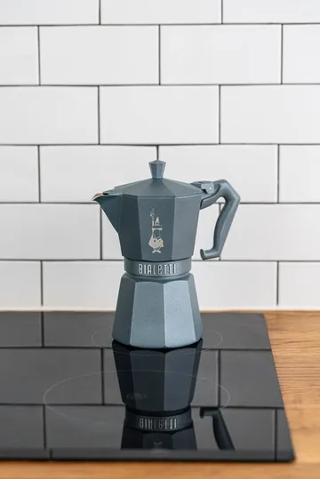Bialetti Exclusive mokkakande induktion - Grå, 6 kopper - Bialetti