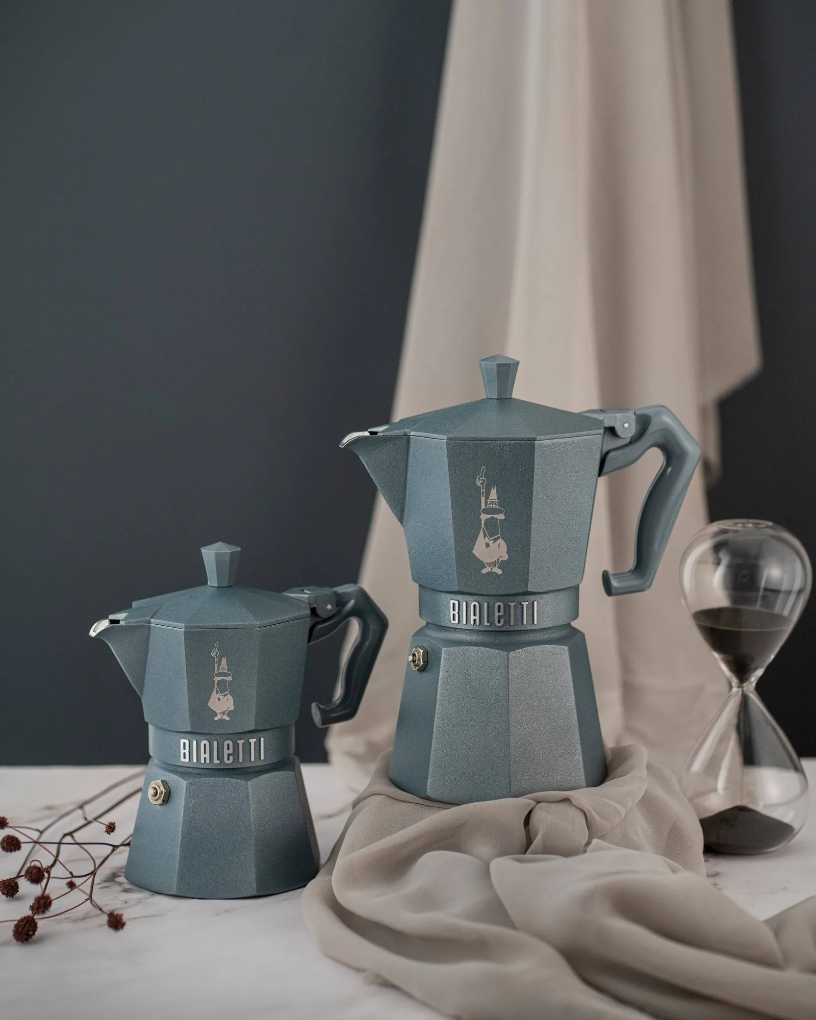 Bialetti Exclusive mokkakande induktion, Grå, 6 kopper Bialetti