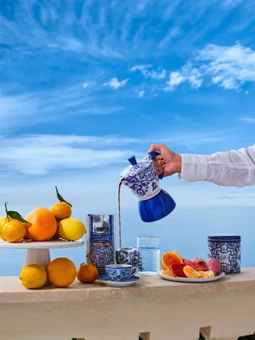 Bialetti x Dolce & Gabbana mokkakande induktion - Mediterraneo, 6 kopper - Bialetti