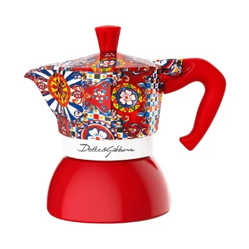 Bialetti x Dolce & Gabbana mokkakande induktion - Sicilian cart, 2 kopper - Bialetti