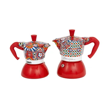Bialetti x Dolce & Gabbana mokkakande induktion - Sicilian cart, 2 kopper - Bialetti