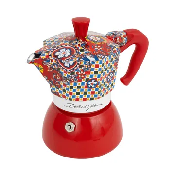 Bialetti x Dolce & Gabbana mokkakande induktion - Sicilian cart, 4 kopper - Bialetti