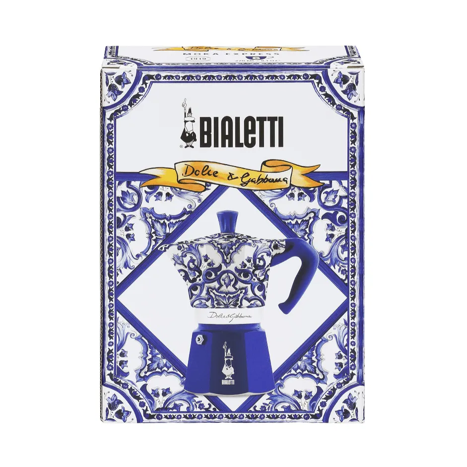 Bialetti x Dolce & Gabbana mokkakande, Mediterraneo, 6 kopper Bialetti