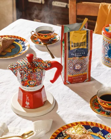 Bialetti x Dolce & Gabbana mokkakande - Sicilian cart, 6 kopper - Bialetti