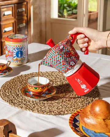 Bialetti x Dolce & Gabbana mokkakande - Sicilian cart, 6 kopper - Bialetti