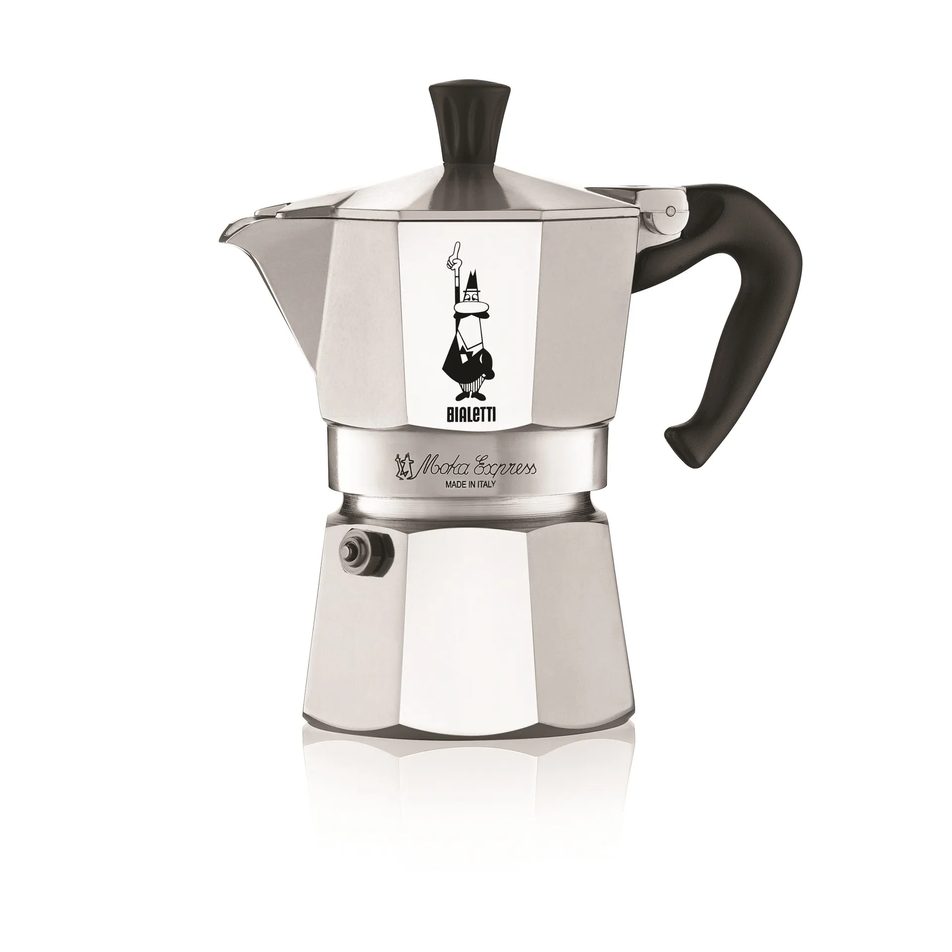 Moka kaffebrygger 3 kopper, Sølv Bialetti