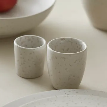 Bitz espressokop 10 cl mat - Mat cremehvid - Bitz