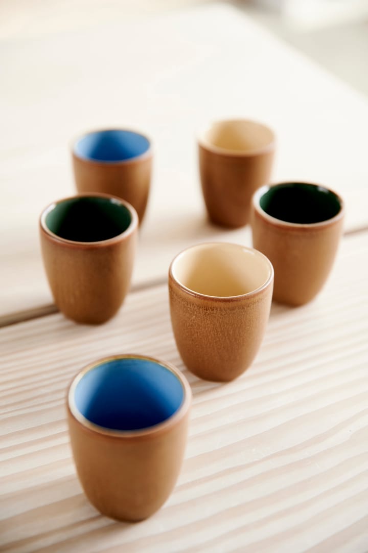 Bitz espressokop pakke med 6 styk, Wood Bitz