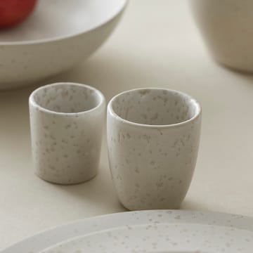 Bitz æggebæger 5 cm mat - Mat cremehvid - Bitz