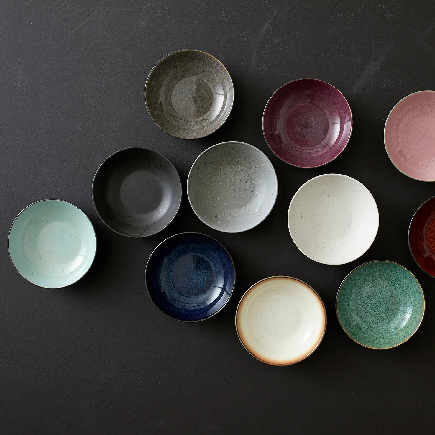 Bitz pastaskål Ø20 cm grå, Grå/Cremehvid Bitz