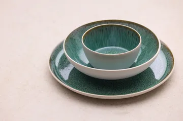 Bitz pastaskål gastro Ø20 cm - Hvid-grøn - Bitz