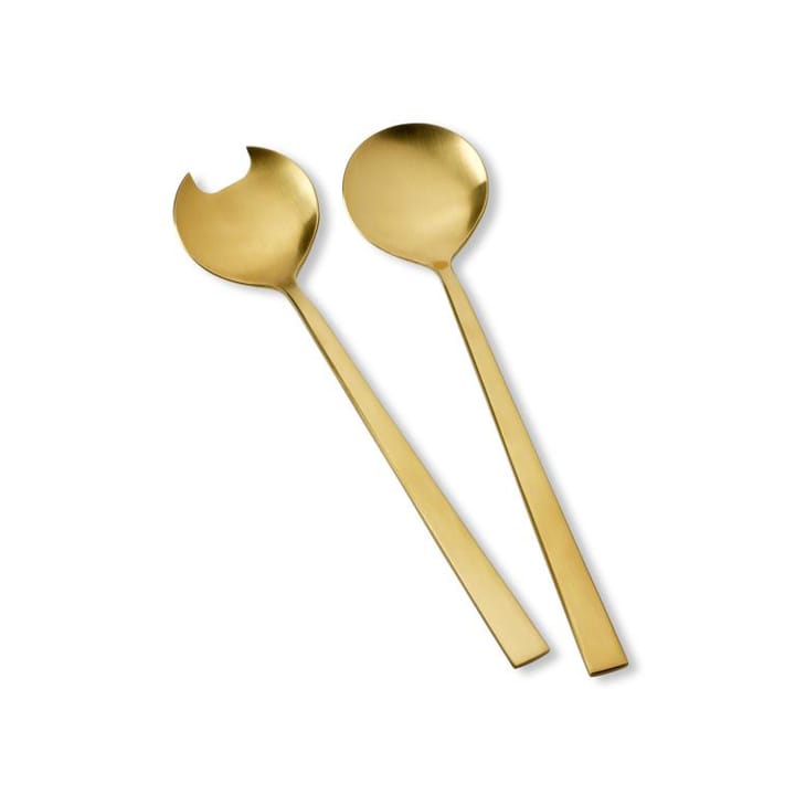 Bitz salatbestik rustfrit stål - Messing - Bitz