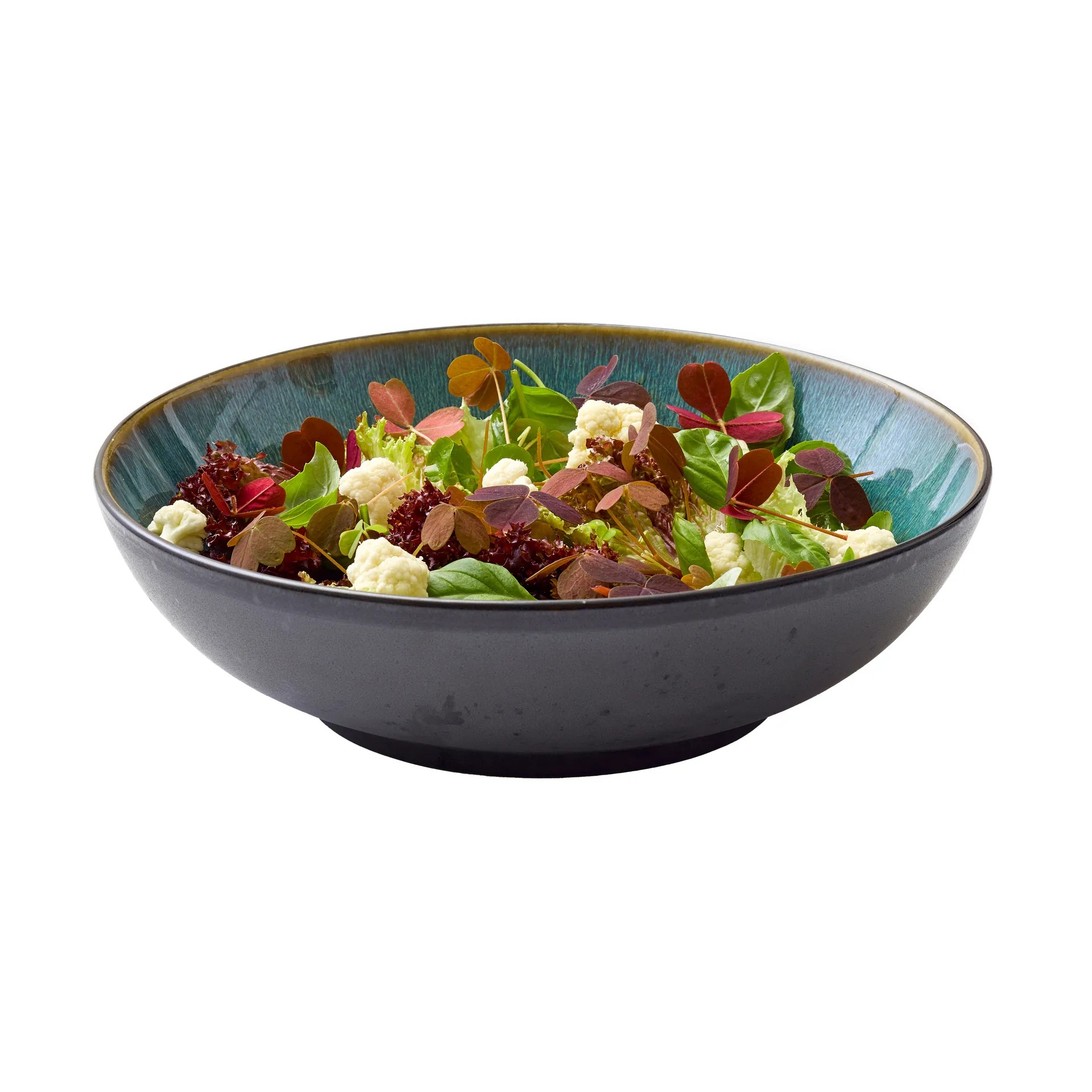 Bitz salatskål Ø24 cm, Sort-grøn Bitz