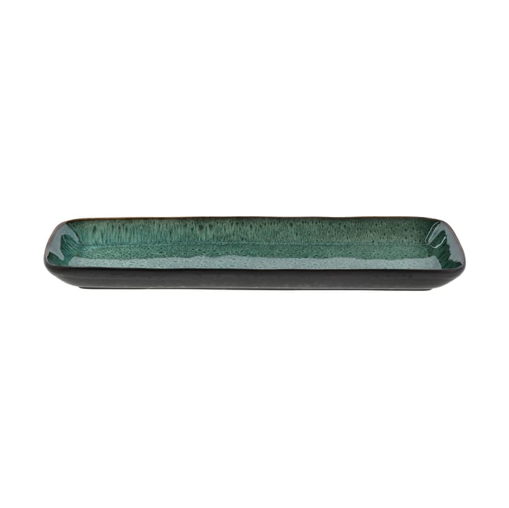 Bitz serveringsfad 38x14 cm - Sort-grøn - Bitz