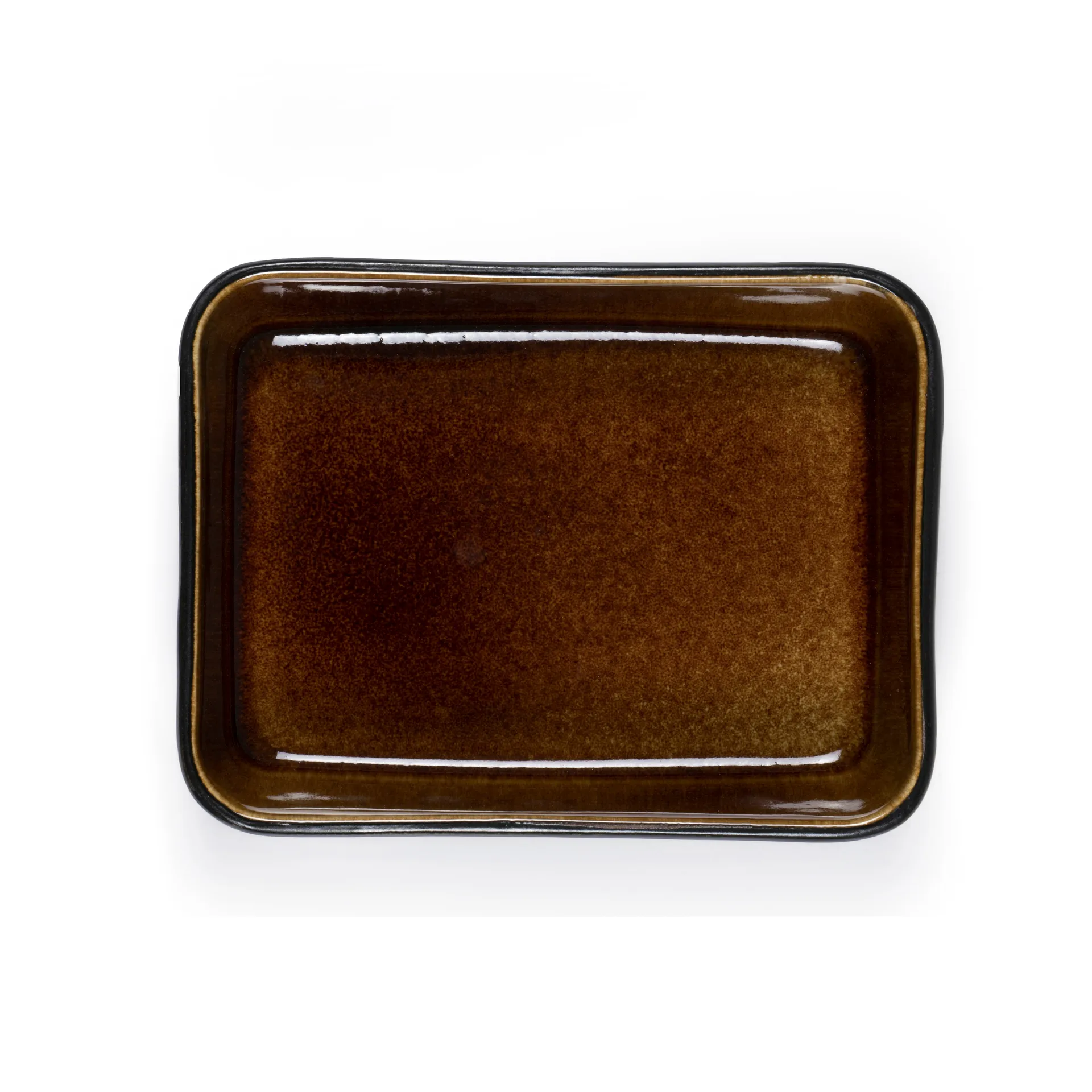 Bitz serveringsfad sort 19x14 cm, Amber Bitz