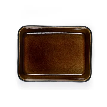 Bitz serveringsfad sort 19x14 cm - Amber - Bitz