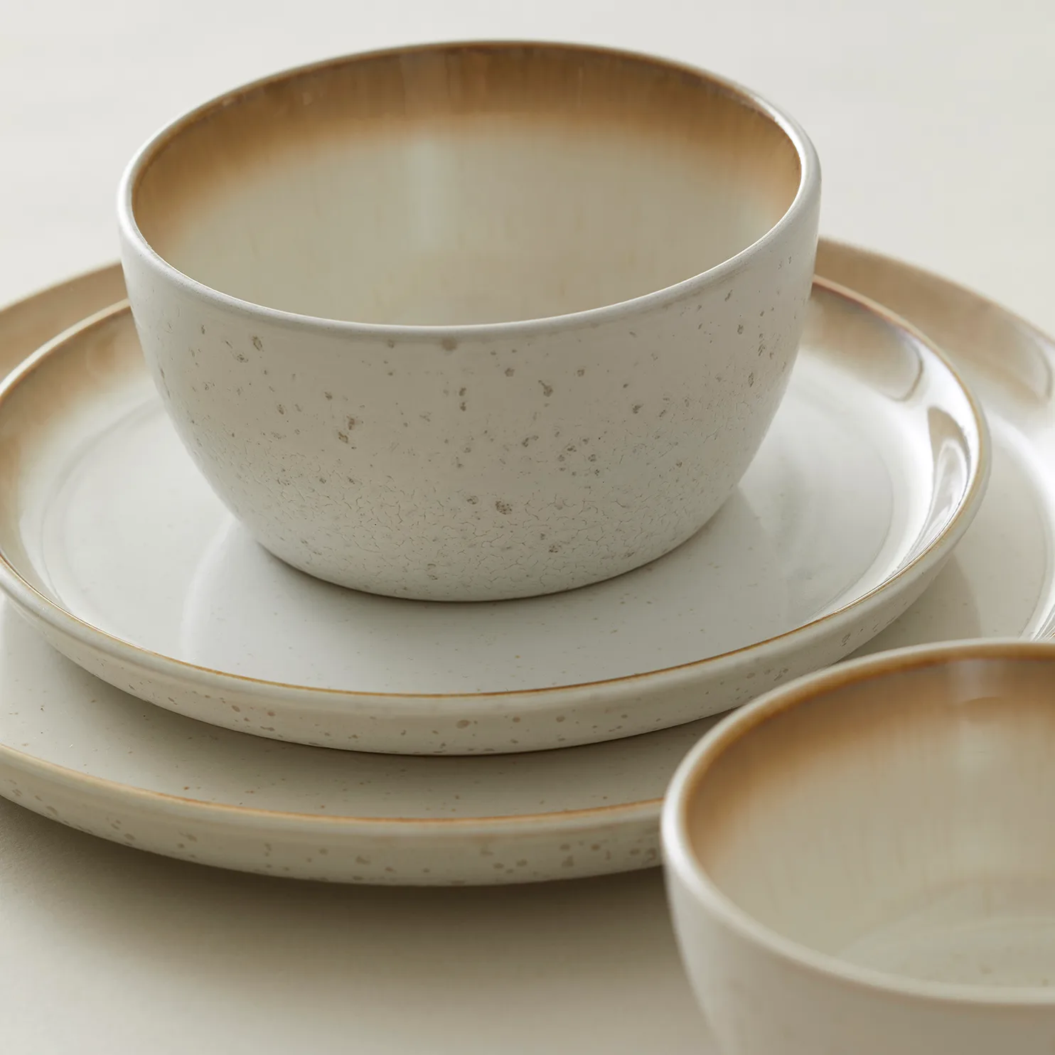 Bitz skål Ø12 cm cremehvid, Cremehvid/Creme Bitz