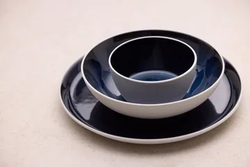 Bitz skål gastro Ø12 cm - Hvid-mørkeblå - Bitz