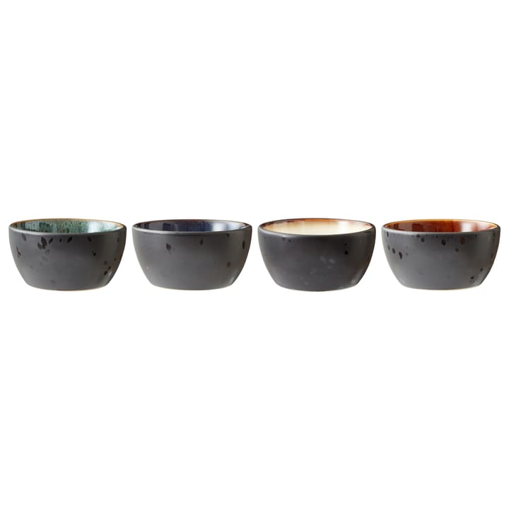 Bitz skålesæt 10 cm 4-pak - Sort - Bitz