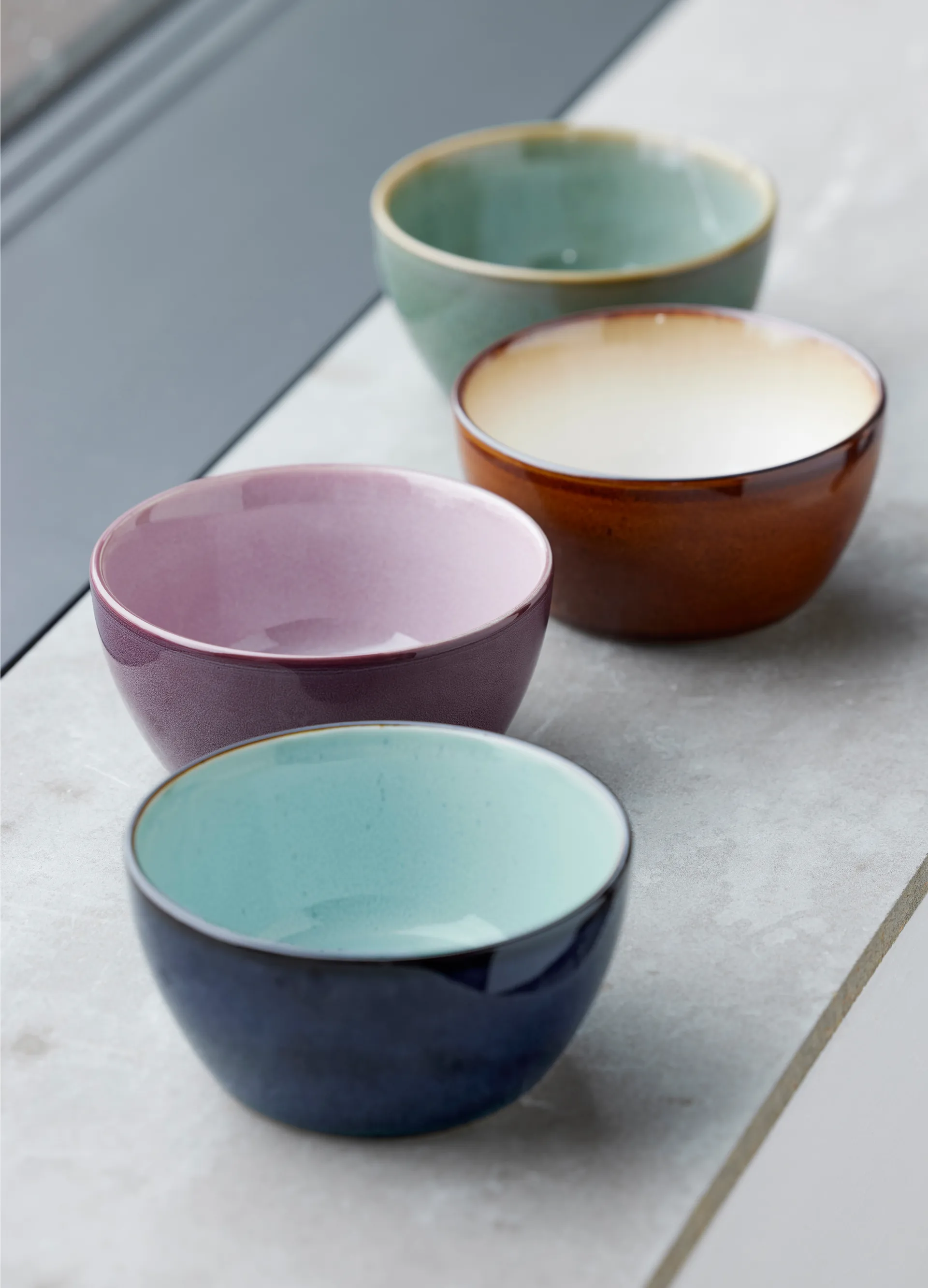 Bitz skålsæt Ø12 cm 4-pak, Sorterede farver Bitz