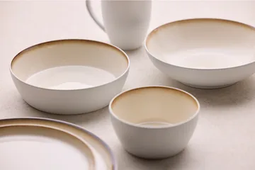 Bitz suppeskål Ø 18 cm - Hvid-cremehvid - Bitz