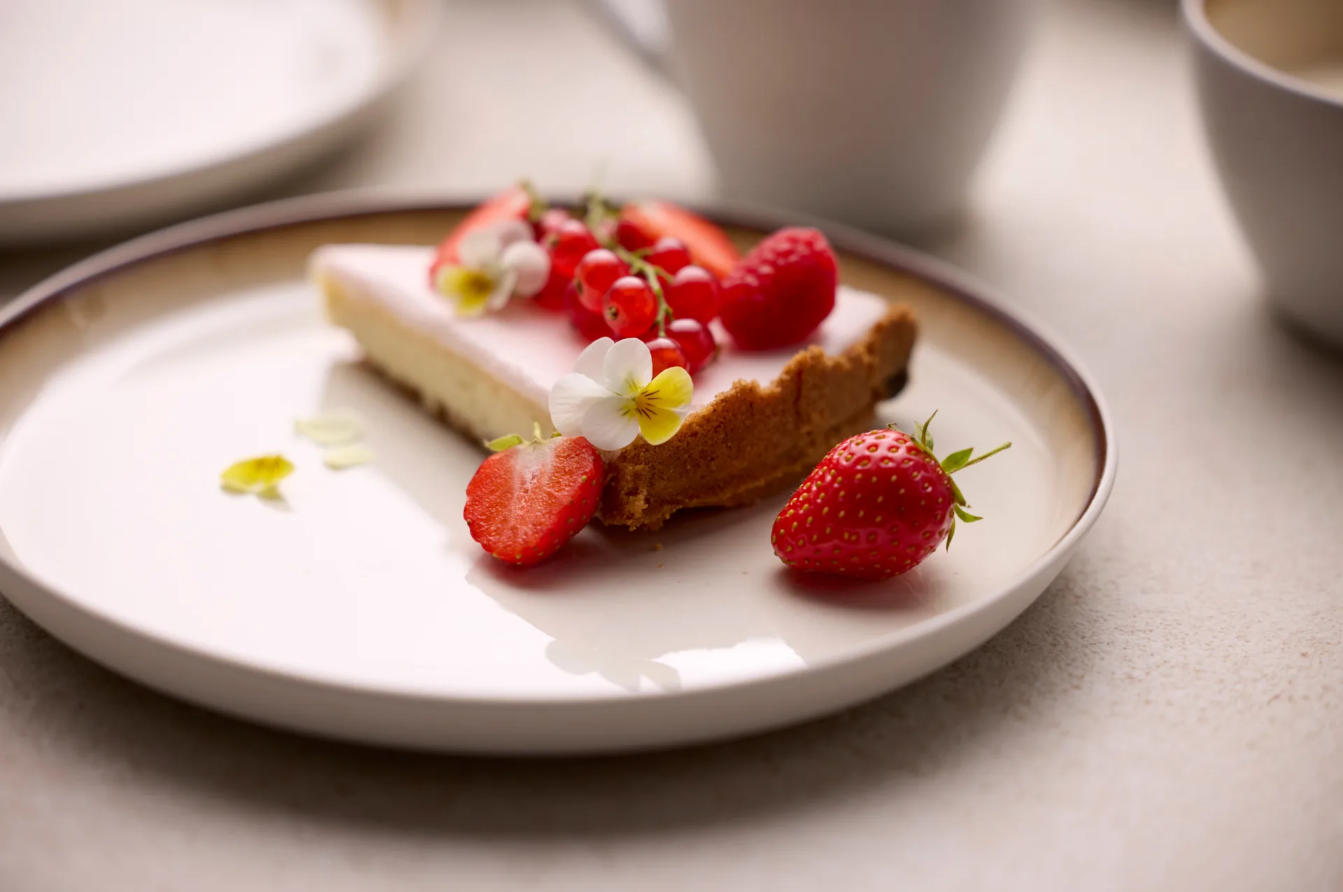 Bitz tallerken gastro Ø 21 cm, Hvid-cremehvid Bitz