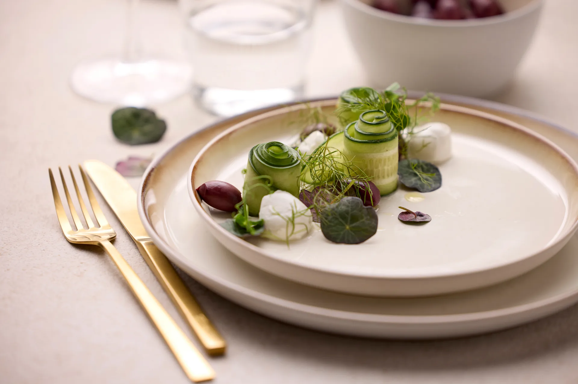 Bitz tallerken gastro Ø27 cm, Hvid-cremehvid Bitz