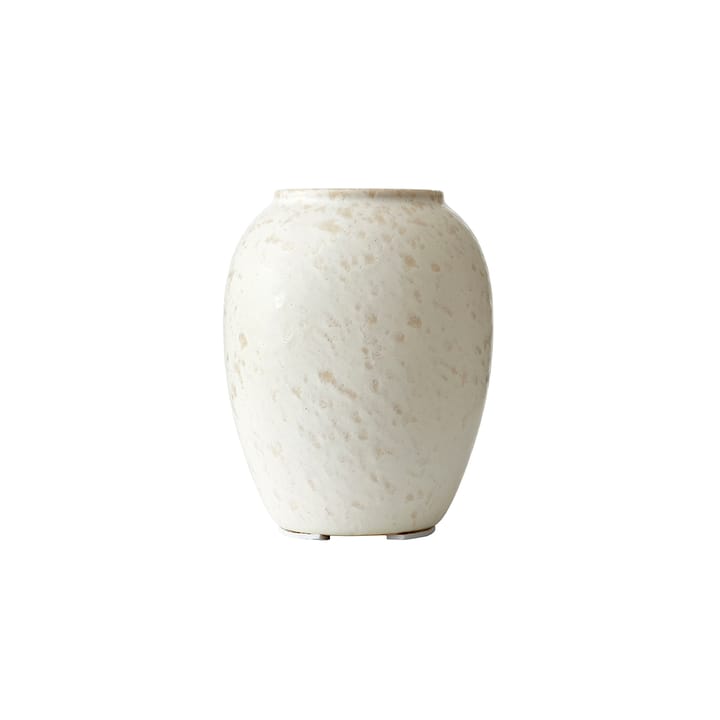 Bitz vase 12,5 cm, Mat cremehvid Bitz