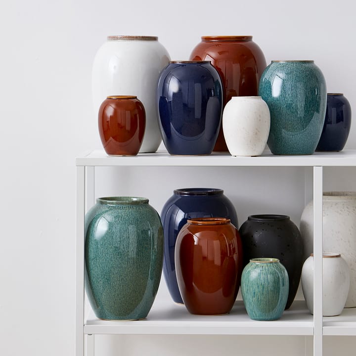 Bitz vase 12,5 cm, Mat cremehvid Bitz