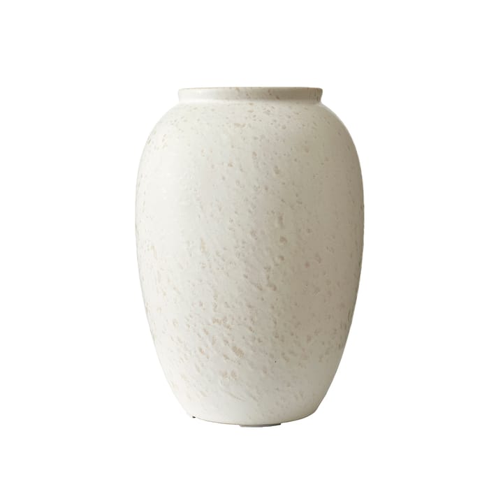 Bitz vase 25 cm - Mat cremehvid - Bitz