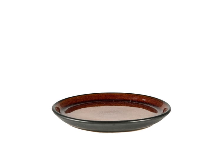 Gastro tallerken Ø17 cm - Sort-amber - Bitz