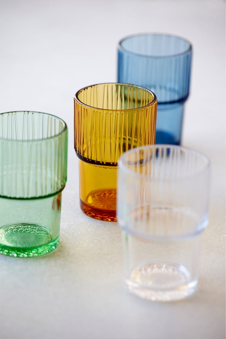 Kusintha caféglas 38 cl 4-pak, Clear Bitz