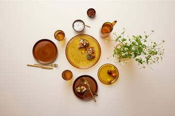 Kusintha serveringsfad rundt Ø30 cm - Amber - Bitz
