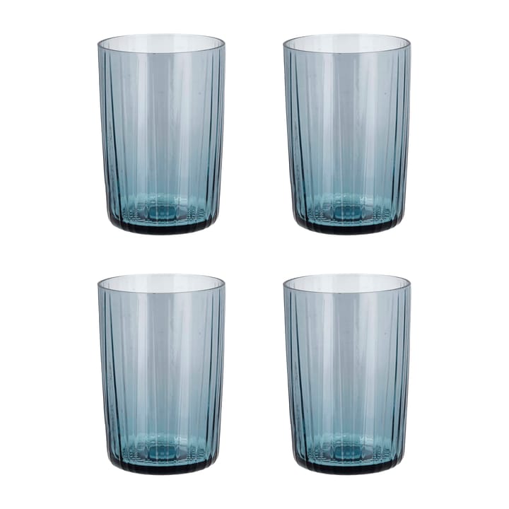 Kusintha vandglas 28 cl 4-pak - Blå - Bitz