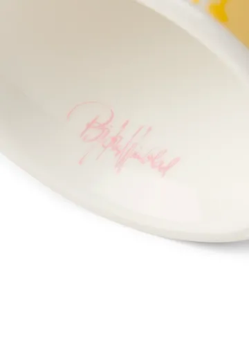 Eva lysestage Ø6,5 cm 2-pak - Gul-lavendel - Bjørn Wiinblad