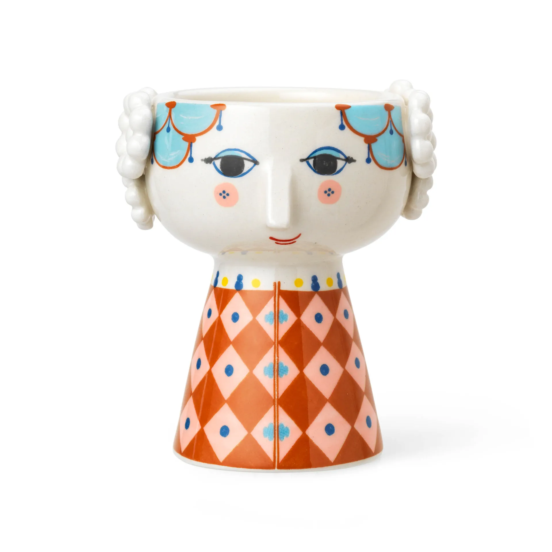 Eva lysestage 9,5 cm, Terrakotta Bjørn Wiinblad