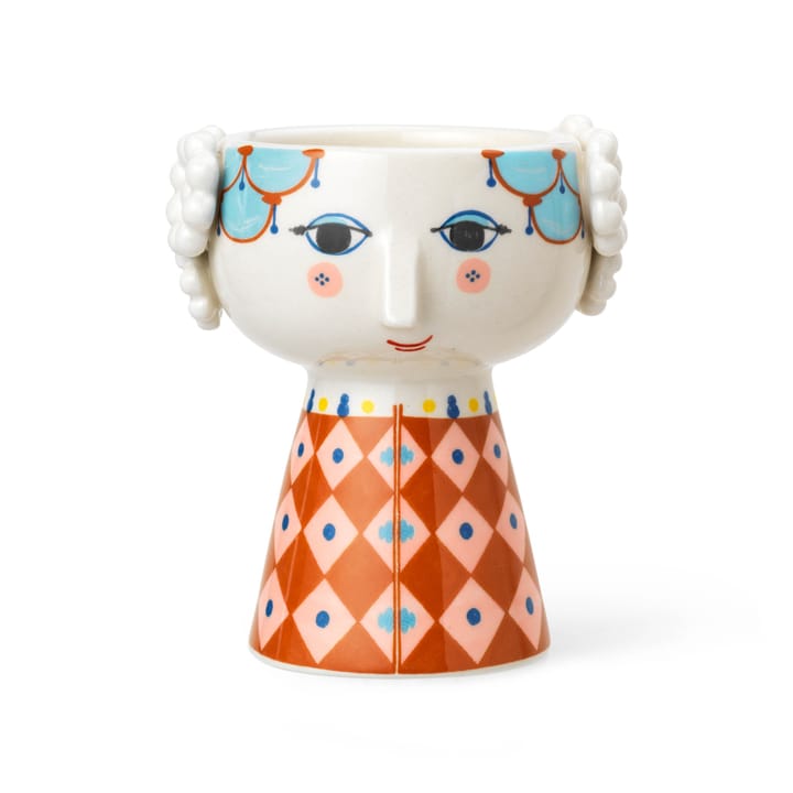 Eva lysestage 9,5 cm - Terrakotta - Bjørn Wiinblad