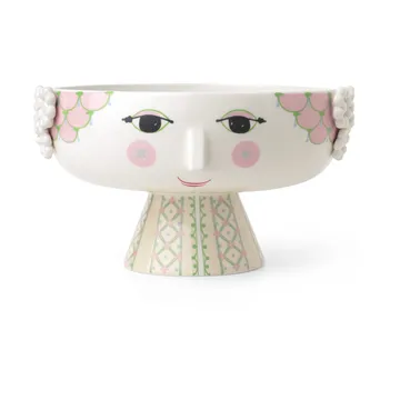 Eva skål på fod Ø24 cm - Lyserød - Bjørn Wiinblad