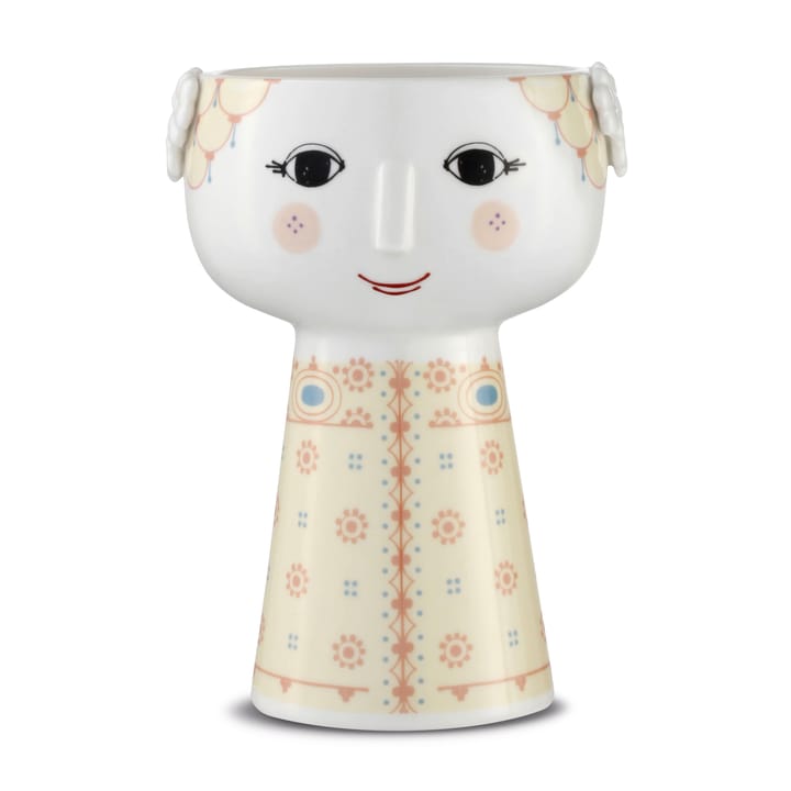 Eva vase 15 cm - Soft yellow - Bjørn Wiinblad