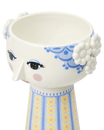 Eva vase 18,5 cm - Blå/Blå - Bjørn Wiinblad