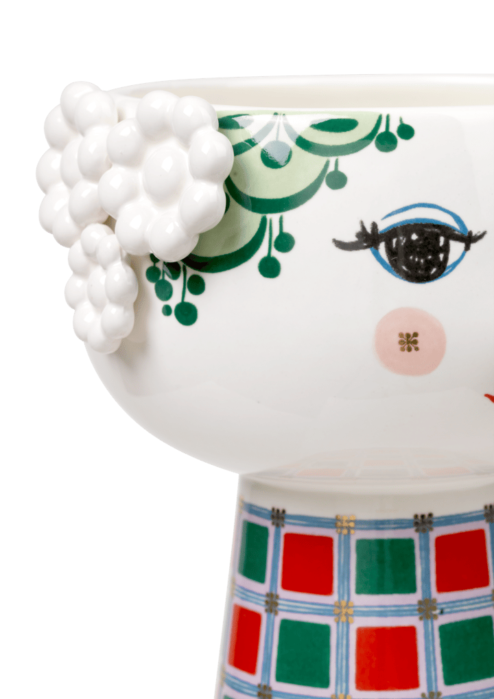 Eva vase 18,5 cm, mørkegrøn Bjørn Wiinblad